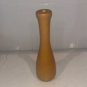 Minimalist Wooden Vase- Natural Finish - Mid-Century